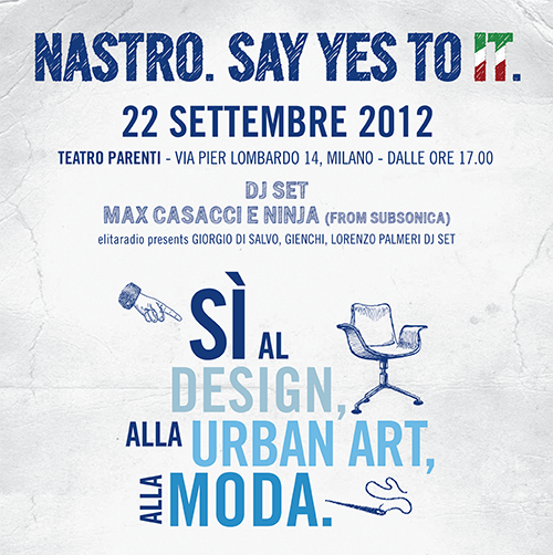 nastro azzurro say yes to it