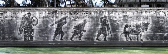 Friends in Kitchen William Kentridge Triumphs and Laments Roma TevereRendering